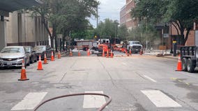 Gas line struck in downtown Austin to cause lengthy service delays