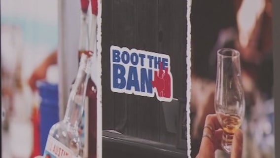 Distillery group calling on lawmakers to 'Boot the Ban'