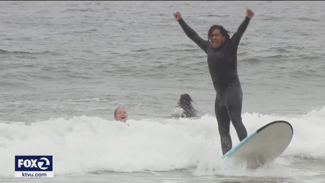 Student confidence soars through free San Francisco surf program