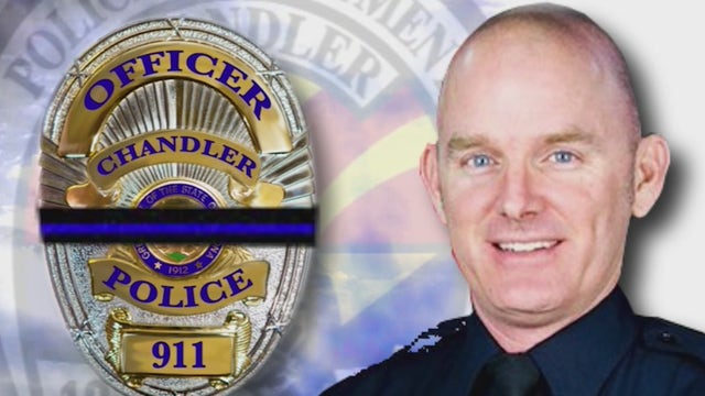 Memorial service held for fallen Chandler Police Officer Christopher Farrar