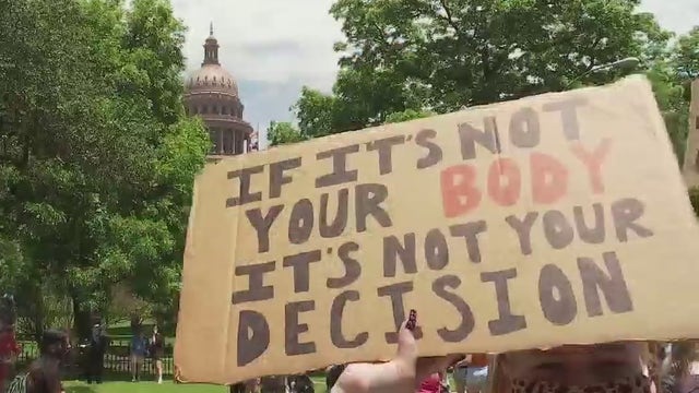 Hundreds protest 'Heartbeat Bill' abortion law at Texas Capitol
