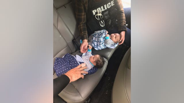 Abducted twin baby boys found safe, police say