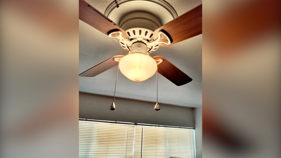 Blood in fan