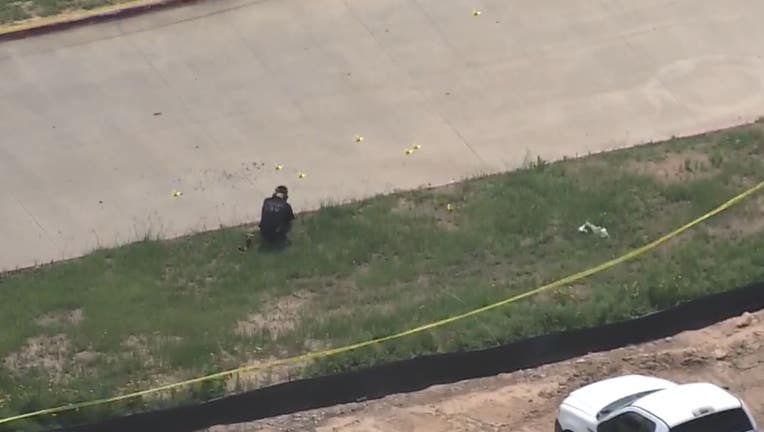 Officer involved shooting in Fulshear (Photo - SkyFox)