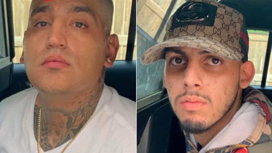 Jaime Trevino, 39, and Adrian Guillen, 19, were arrested Friday just hours after they allegedly broke into a woman's house and held her at gunpoint while ransacking her house.