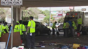 City cleans up large South Austin homeless encampment