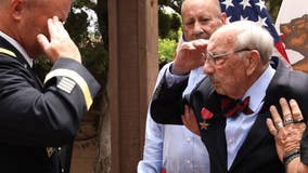 World War II veteran receives medal 75 years after it was awarded