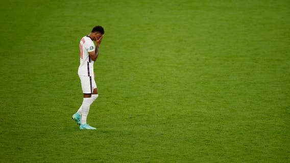 Racist abuse targets 3 English players who missed penalties in Euro 2020 final