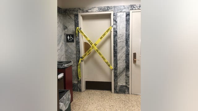 Police: Suspect arrested after assaulting woman in King County Courthouse bathroom