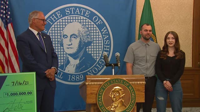 Washington state vaccine lottery: King County mechanic wins $1M grand prize