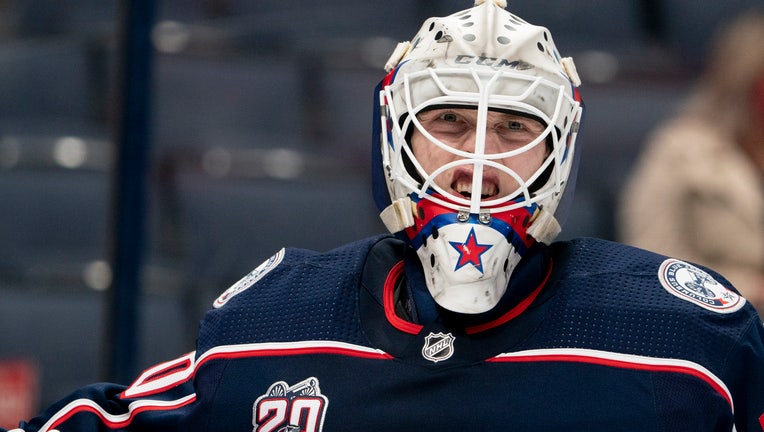 Blue Jackets goalie dies after fall in fireworks accident