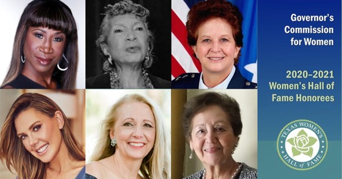 Six women selected for induction into the Texas Women’s Hall of Fame ...