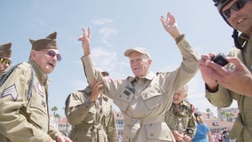 WWII veteran parachutes from plane for 100th birthday