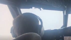 Flight crews release stunning video showing eye of Hurricane Ida