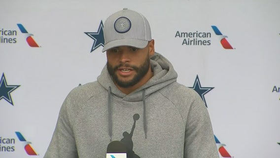 Cowboys quarterback Dak Prescott returns to Dallas to get shoulder examined