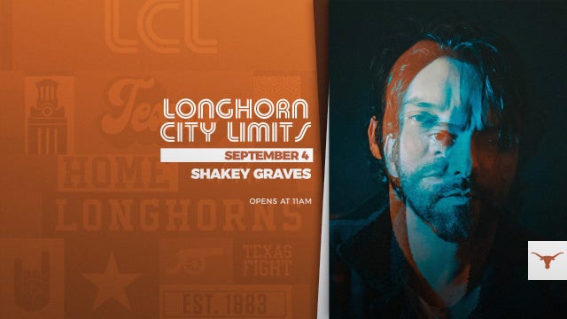 Austin native Shakey Graves headlines Longhorn City Limits