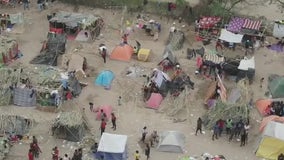 Governor Greg Abbott at Texas-Mexico border for second day