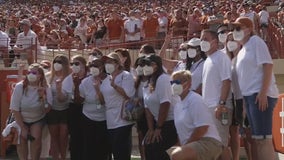 Healthcare workers honored at Texas Longhorns football home opener