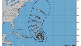 Hurricane Sam sustains Category 4 storm status over Atlantic