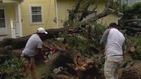 Communities north of Galveston cleaning up following Nicholas