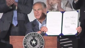 Governor Abbott signs Senate Bill 6 into law in Houston