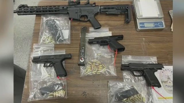 117 illegal guns in downtown district seized by Austin police in 2021