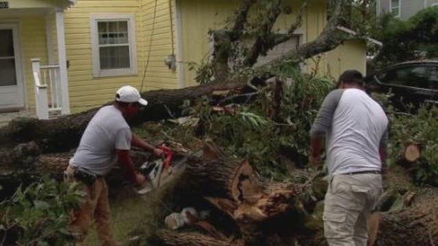 Communities north of Galveston cleaning up following Nicholas
