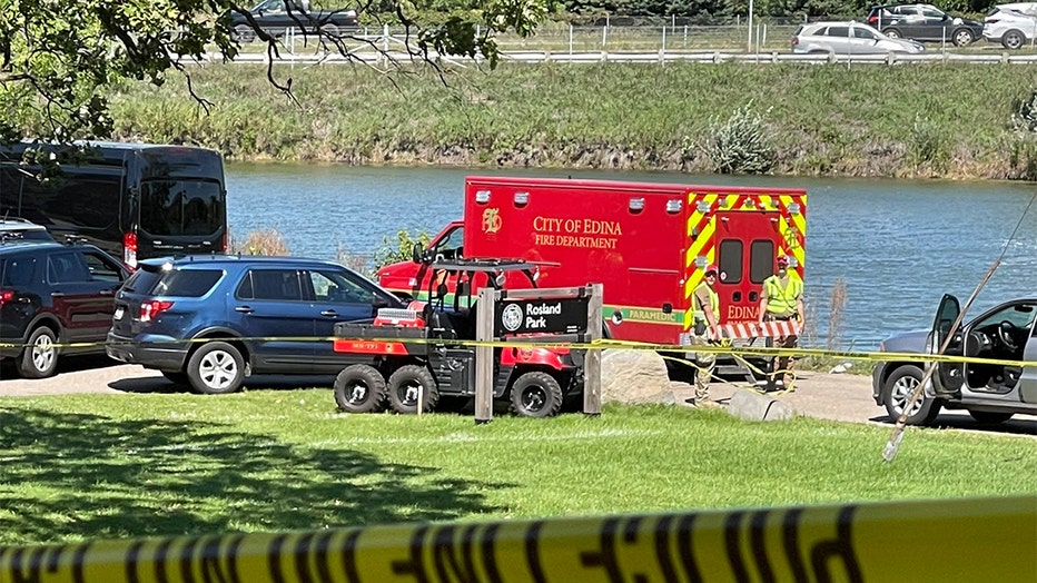 Edina fire missing toddler pond