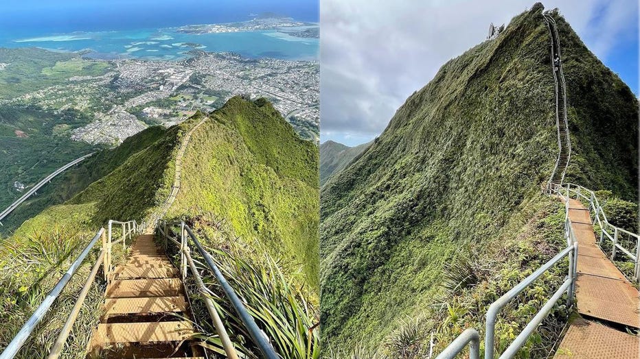 haiku stairs side by side