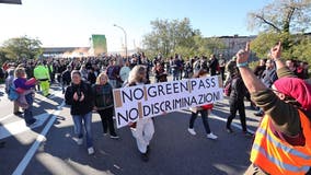 Italy's mandatory COVID-19 pass for all workers prompts protests