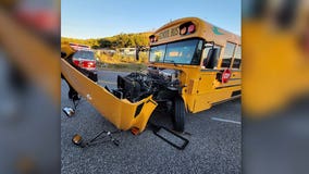 Jonestown school bus crash leaves 1 person dead, another injured