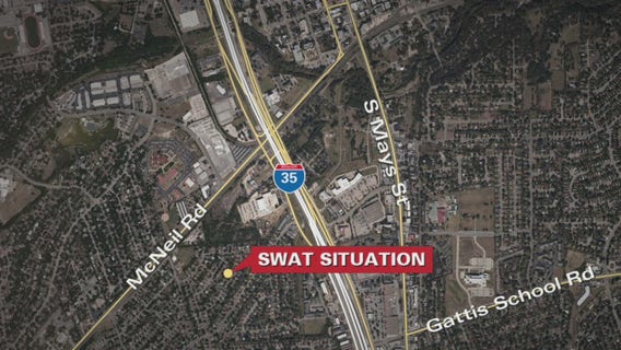 Man arrested after SWAT standoff in Round Rock