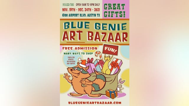 Blue Genie Art Bazaar 2021 returning November 19 through December 24