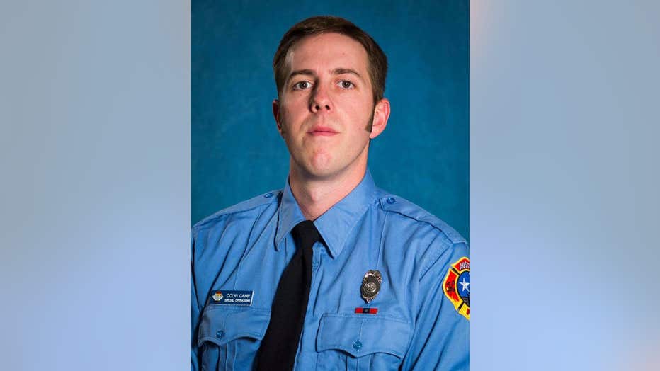 Firefighter Colin Camp was severely injured in an off-duty auto-bike collision back on June 18, 2013 and had been living in a long-term care facility since that time.