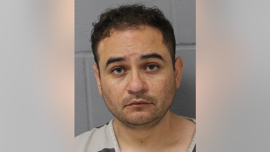 Holman Valbuena Malpica was charged with tampering with evidence, a third-degree felony, and theft from a person, a state jail felony. 