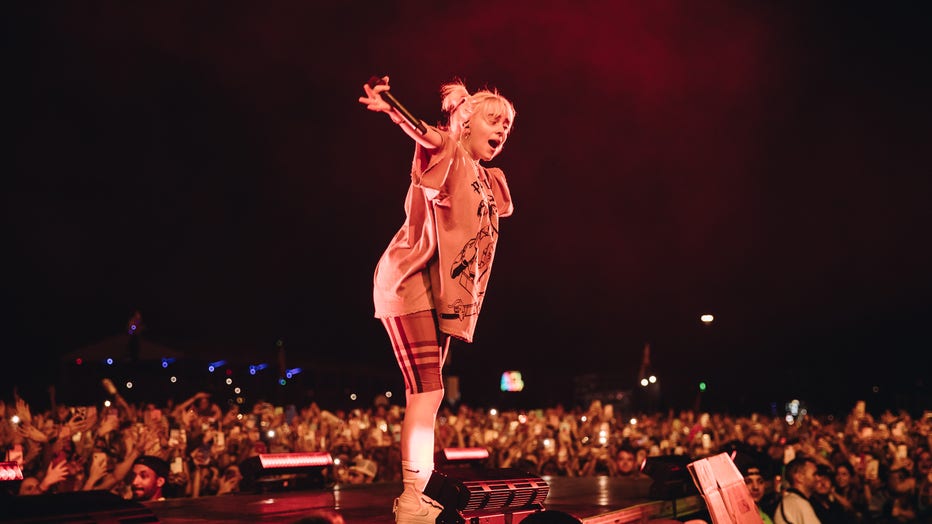 AUSTIN, TEXAS - OCTOBER 02: Billie Eilish performs onstage during Austin City Limits Festival at Zilker Park on October 02, 2021 in Austin, Texas. (Photo by Rich Fury/Getty Images)