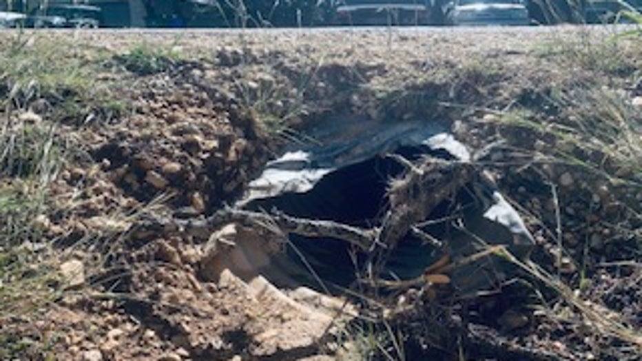 The family has sent several letters to the city asking for help but the city said the problem was created because the house was built on a natural drainage slope.