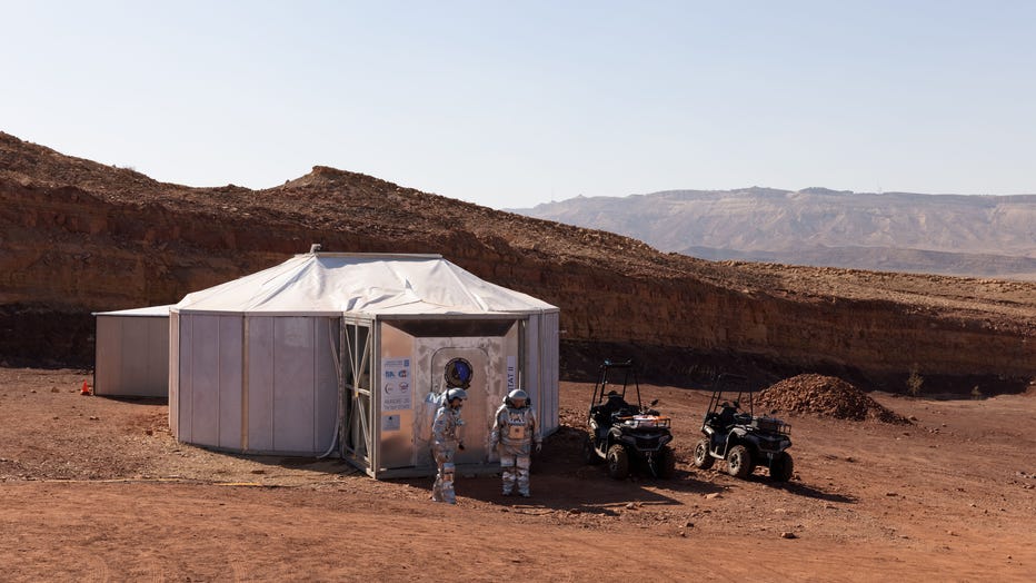 Mars in Israel desert