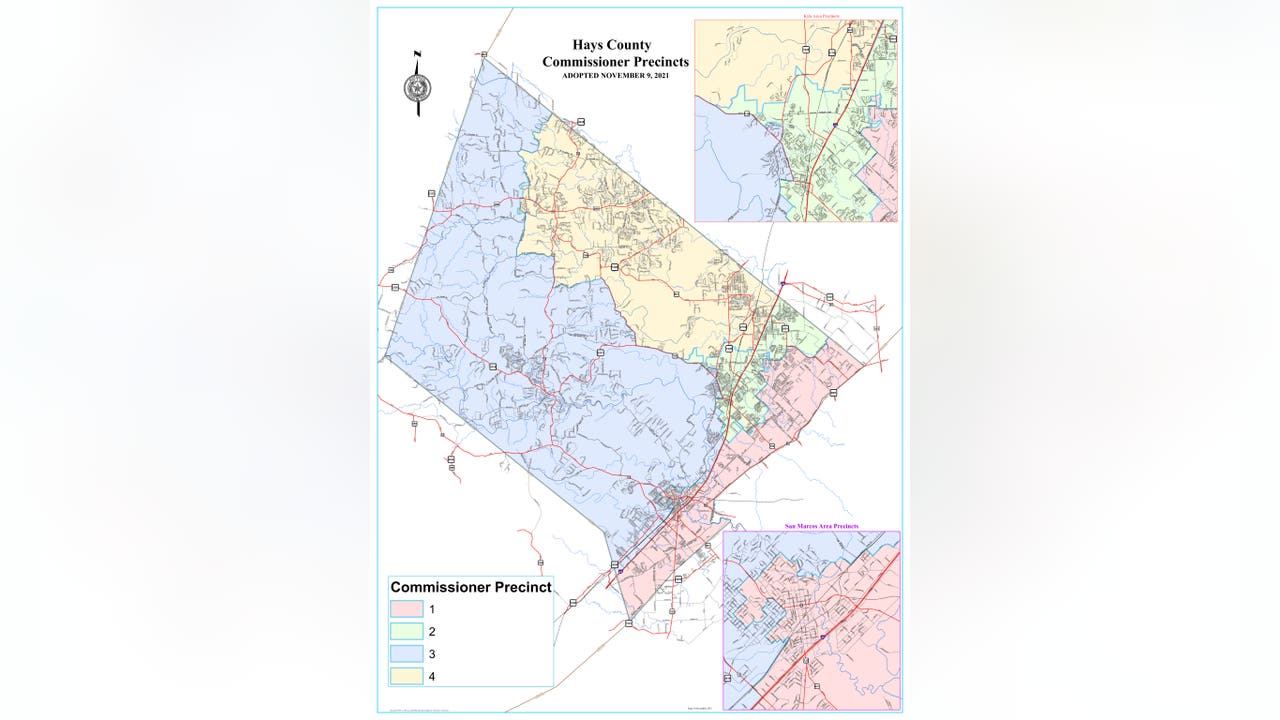 Hays County Commissioners Court approves new redistricting maps FOX 7 Hays County Commissioners Court approves new redistricting maps FOX 7