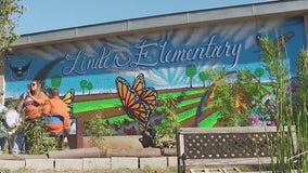 Austin ISD celebrates Dia de Los Muertos with Linder Elementary mural