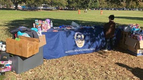 APD's Operation Blue Santa toy drop-off held at Zilker Park