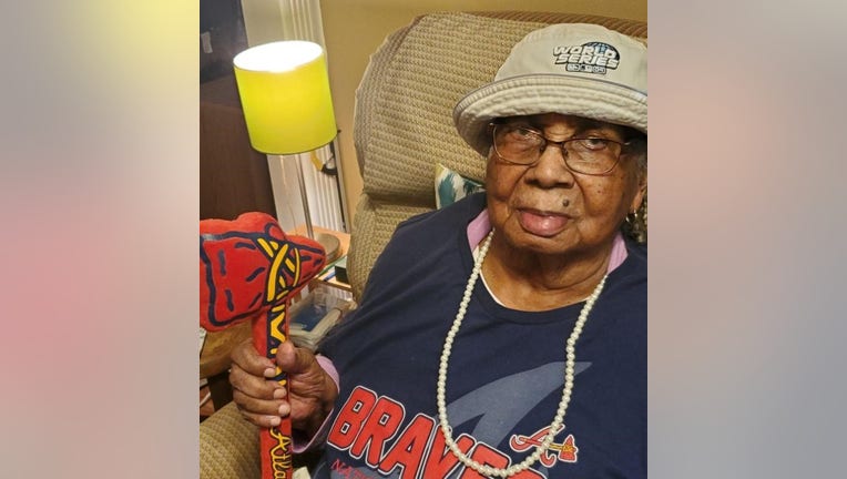 100 YR OLD BRAVES FAN