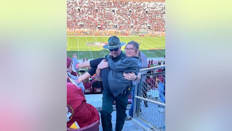 Leon deputy helps girl at FSU game - Brittney Howard