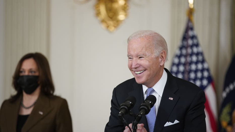 President Biden Delivers Remarks On The Passage Of Bipartisan Infrastructure Deal