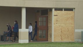 Despite shattered windows, North Austin church holds Sunday service