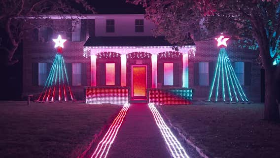 Buda family makes holiday display for charity after cancer diagnosis