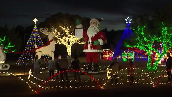 Maywald family decorates yard to raise money for Make a Wish