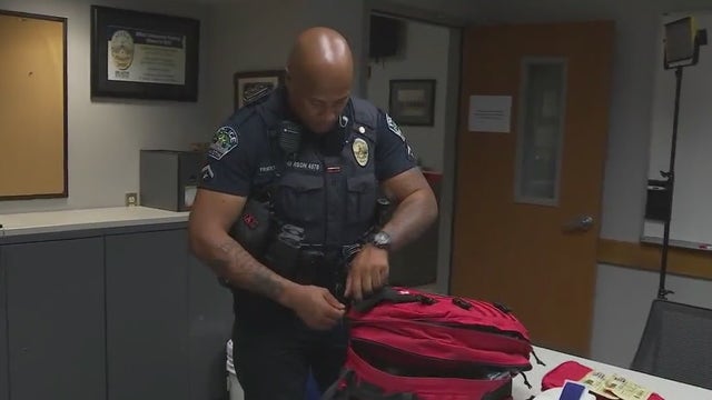 APD officer saves lives using medical supplies he paid for himself
