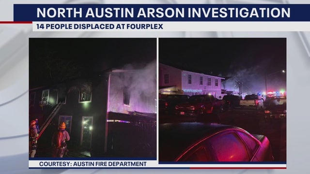 14 displaced after fire at North Austin four-plex Christmas Eve