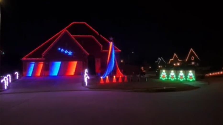 To-ong told Fox he has a nightly light show that plays about 10-12 Christmas songs. Though he posts videos of non-Christmas song light sequences on his social media account – such as "Snap Yo’ Fingers" and others – that’s just for social media. 